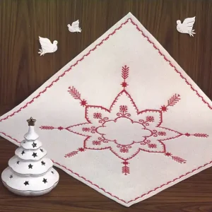 Preisknaller Stickpackung Deckchen Sterne