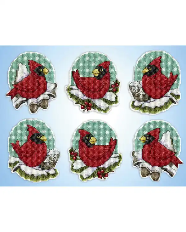 Plastik Canvas Vögel 6-er Pack Top-Angebot