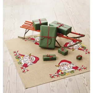 Saisonangebot Stickpackung Tannenbaumdecke Wichtel