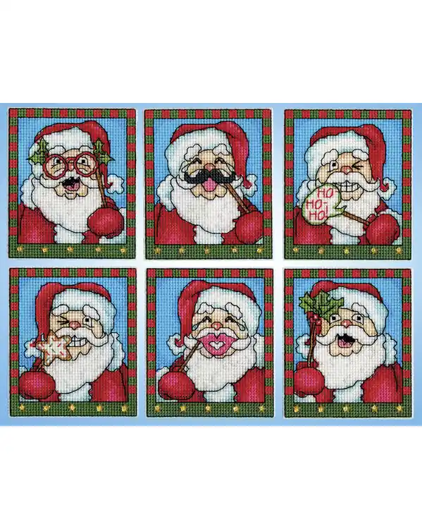 Stickpackung Plastic Canvas Selfie 6-er Pack Direktkauf