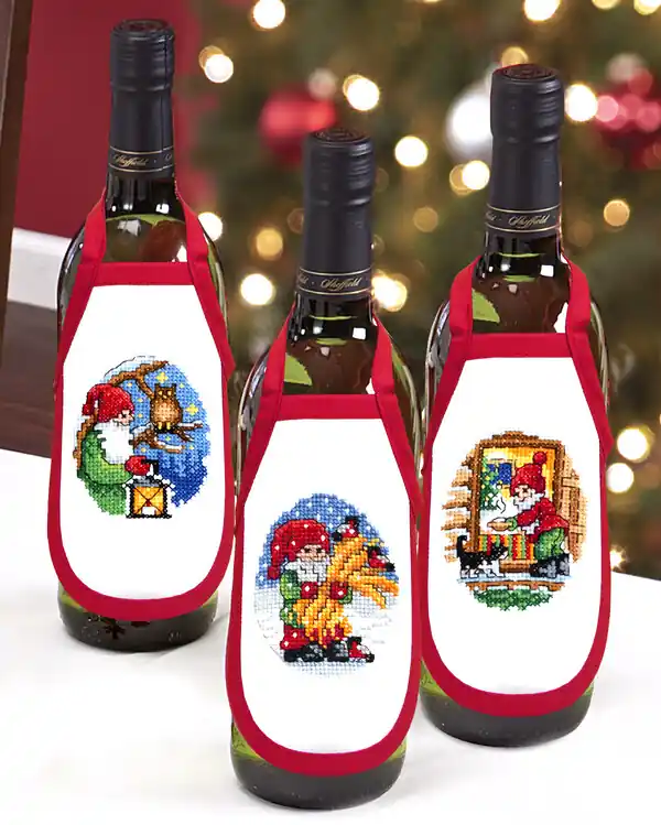 Flaschenschürzen Heiligabend 3-er Pack Bestseller