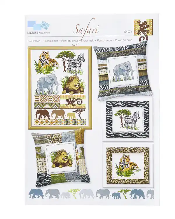 Preiswert Stickpackung Safari