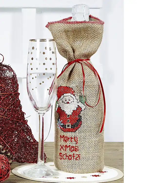 Top-Angebot Flaschentüte Merry X-Mas