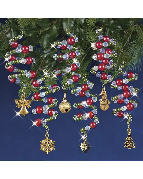 Bastelkit Weihnachtsbaumanhänger Festliche Charmeure 3-er Pack Must-Have