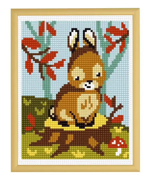 Straminbild Häschen Direktkauf