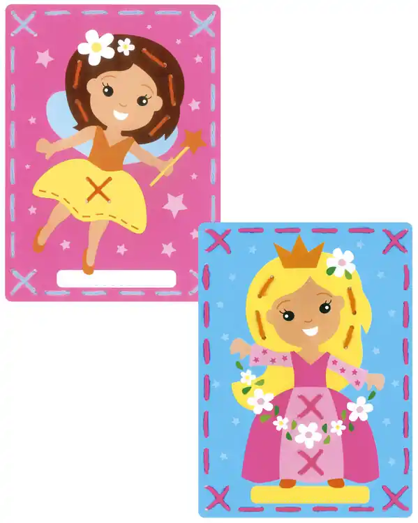 Premium Karten Prinzessinen 2-er Pack