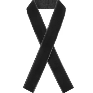 Must-Have Sammetsband Svart 16 mm