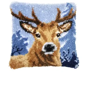 Bestpreis Knüpfkissen Hirsch