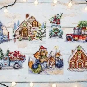 Aktuell Plastik Canvas Weihnachten 7-er Pack