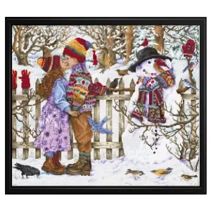 Stickpackung Bild Der erste Kuss Nur Für Kurze Zeit