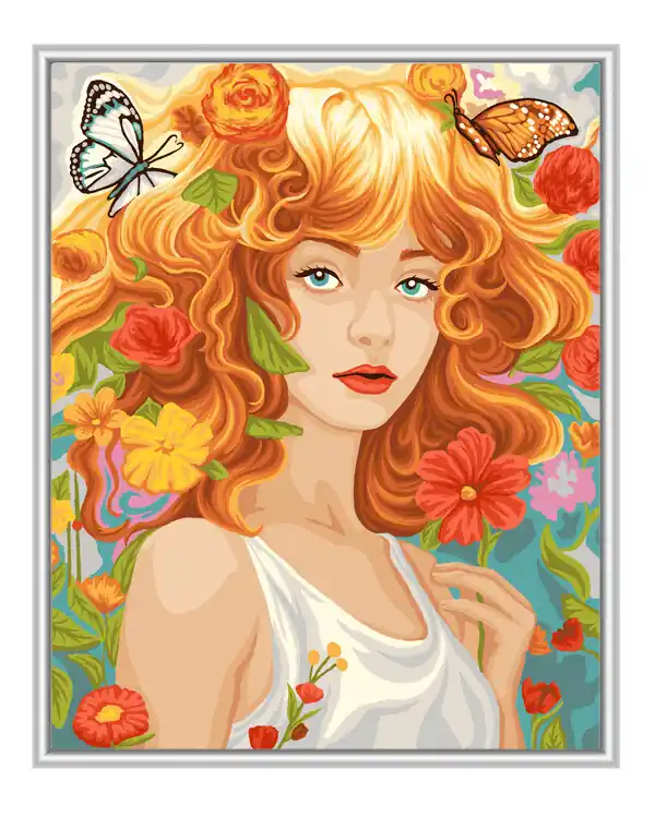 Paint by numbers Woman nature Neue Kollektion