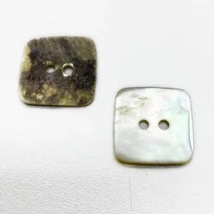 Schneller Versand Knopf 20 mm weiss matt Muschelfarbe