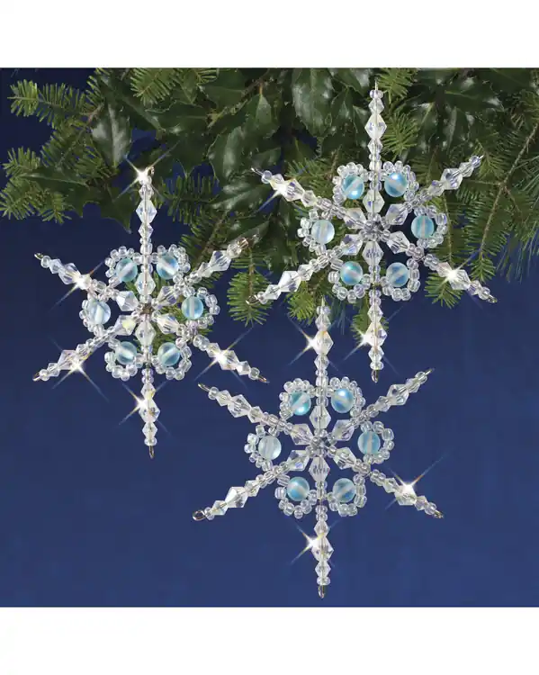 Bastelkit Tannenschmuck Schneeflocken Kostenloser Rückversand