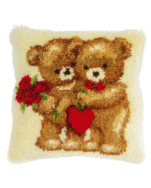 Top-Angebot Knüpfmatte Liebesbären