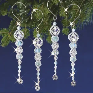 Bastelkit Tannenschmuck Eiszapfen 4-er Pack Bestpreis