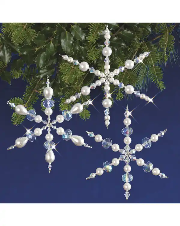 Weihnachtsschmuck Schneeflocke 3-er Pack Neue Kollektion