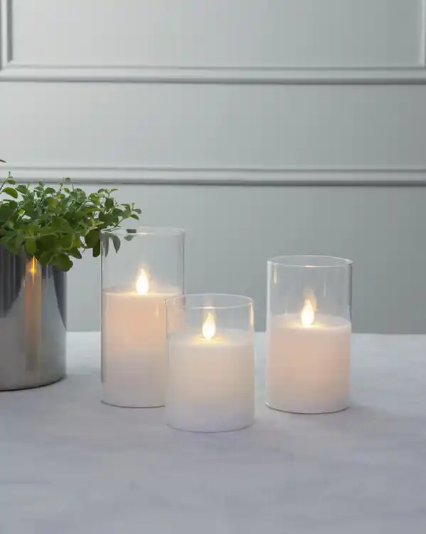 Neuheit LED Stumpenkerze