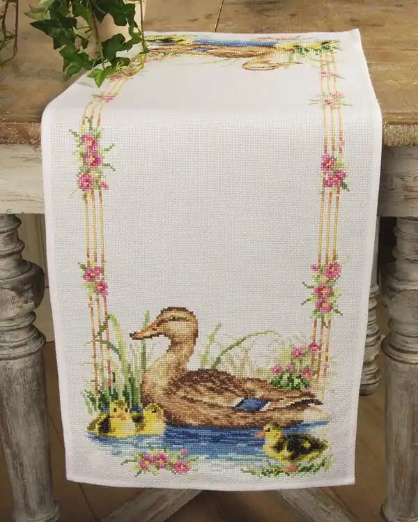 Sonderaktion Stickpackung Läufer Ententeich