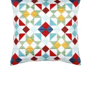 Heißes Angebot Stickpackung Kissen Langstich Rauten