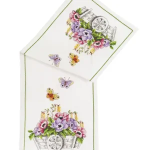 Online Kaufen Stickpackung Läufer Blumenwagen