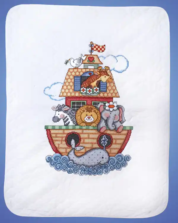 Stickpackung Babydecke Arche Noah Top-Seller