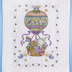 Stickpackung Babydecke Ballonfahrt Must-Have