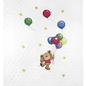 Weltweiter Versand Stickpackung Babydecke Bär