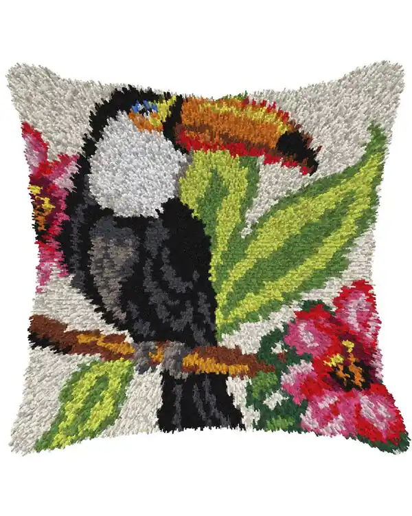 Knüpfkissen Tukan Top-Preis