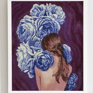 Must-Have Diamond Painting Blaue Blumen
