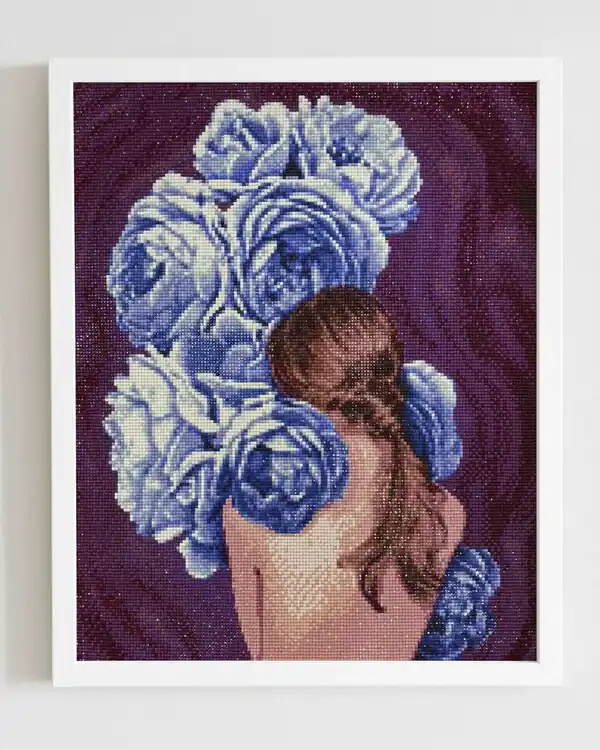Must-Have Diamond Painting Blaue Blumen