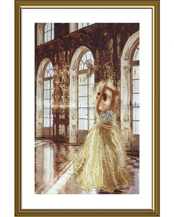 Sale Perlenstickerei Bild Tanzen wie die Sonne