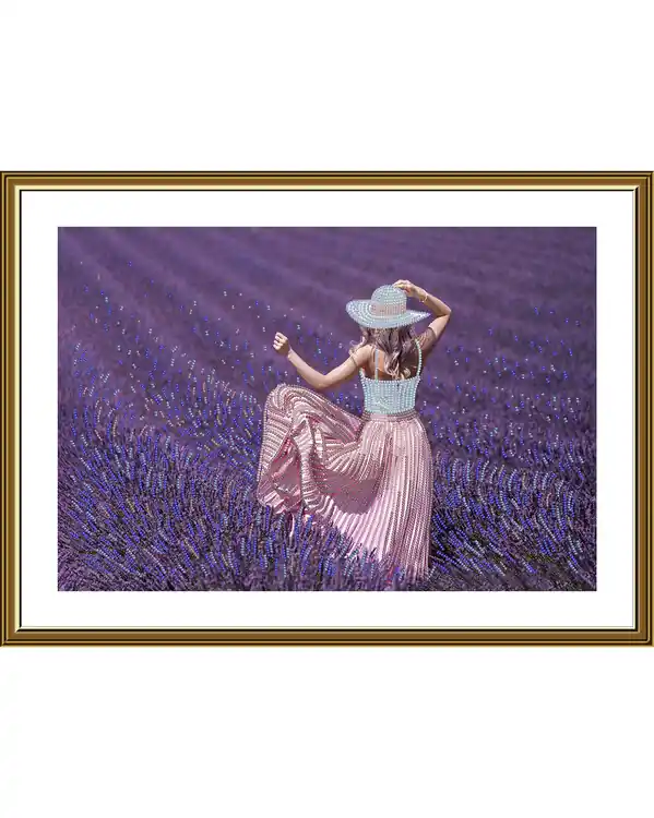 Perlenstickerei Bild Lavendeltraum Letzte Chance