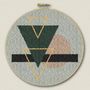 Wochenendangebot Punch Needle Kit Triangel