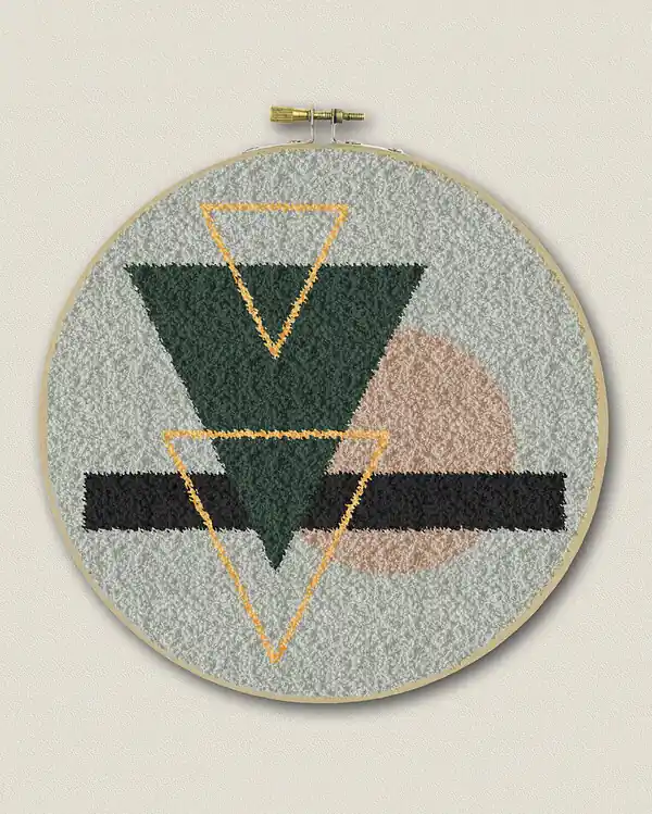 Wochenendangebot Punch Needle Kit Triangel