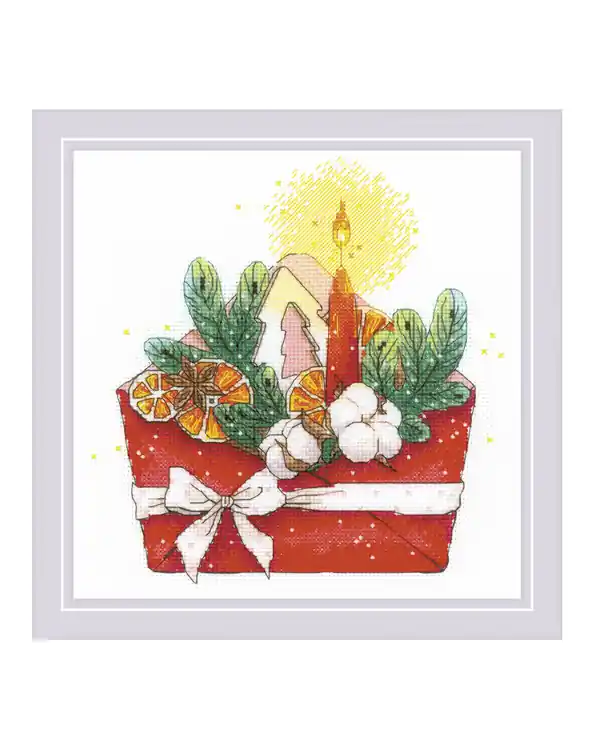 Direkt Vom Hersteller Stickpackung Bild Weihnachtskorb