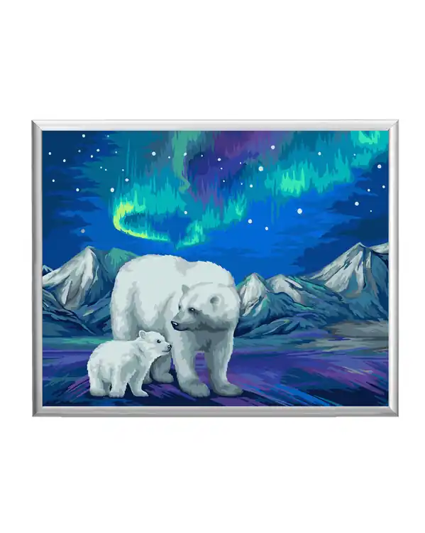 Bestseller Paint By Numbers Aurora Borealis