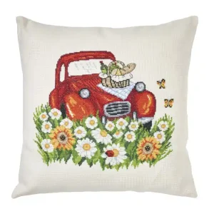 Exklusiv Stickpackung Kissen Sommerpicknick