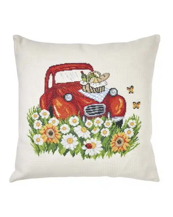 Exklusiv Stickpackung Kissen Sommerpicknick