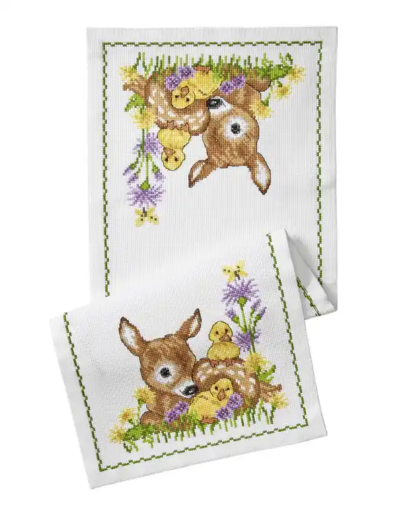 Saisonangebot Stickpackung Läufer Bambi