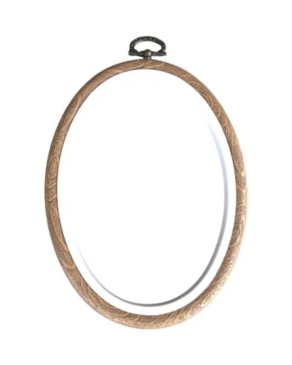 Flexirahmen ovale holzimitat Begrenztes Angebot