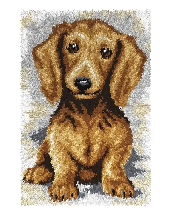 Jetzt Zugreifen Knüpfmatte Dackel