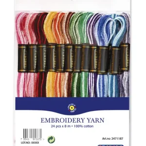 Kracherpreis Perlgarn sortiert 24-er Pack