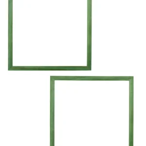 Grüne holzrahmen 22x22 cm 2-p Sichere Zahlung