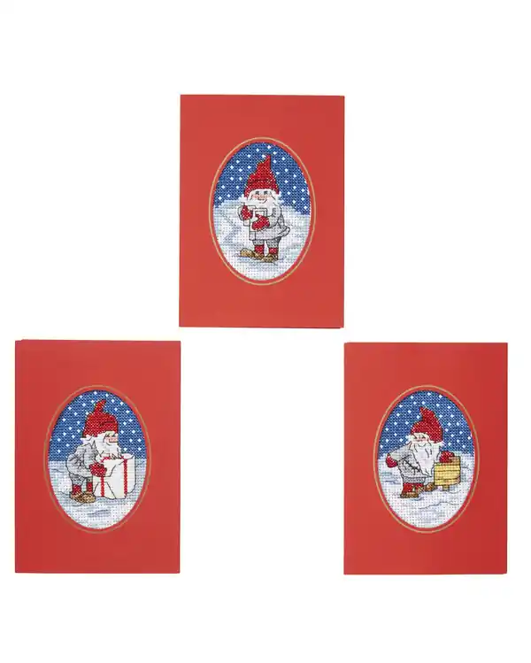 Ausverkauf Stickpackung Karten Geschenkeverteilung 3-er Pack