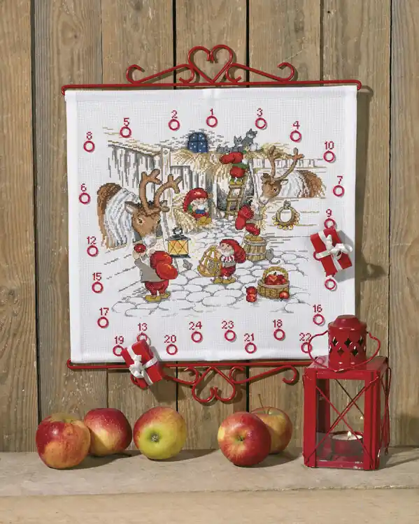 Geprüft Stickpackung Kalender Der Stall