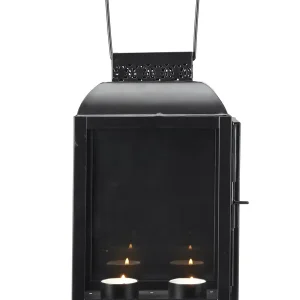 Große schwarze Laterne Handgefertigt