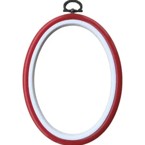 Mengenrabatt Flexirahmen ovale rot