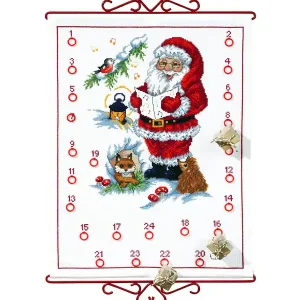 Wochenendangebot Stickpackung Kalender Singender Weihnachtsmann