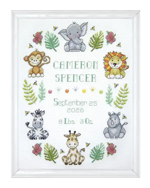 Exklusiv Stickpackung Bild Der kleine Dschungel