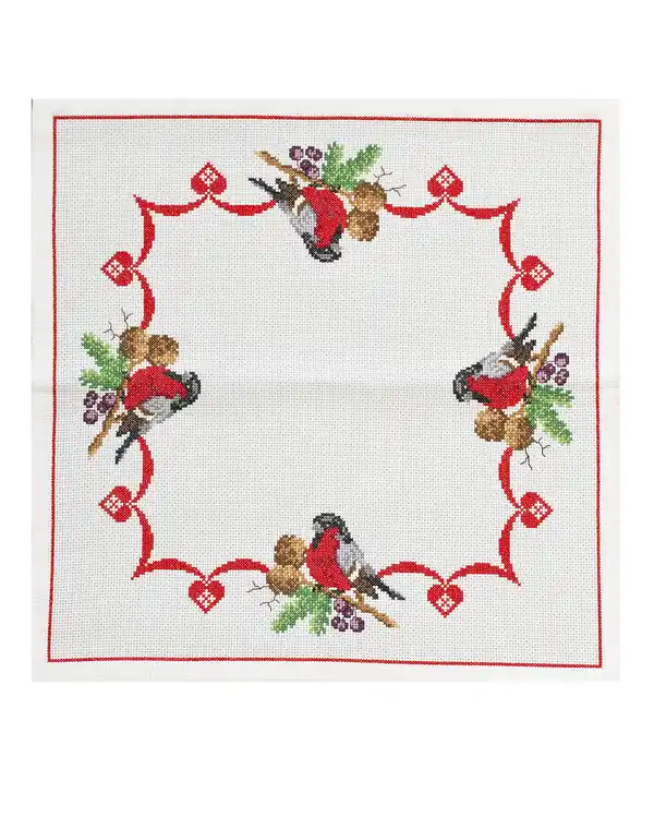 Stickpackung Tischdecke Weihnachtsvögel Jetzt Bestellen